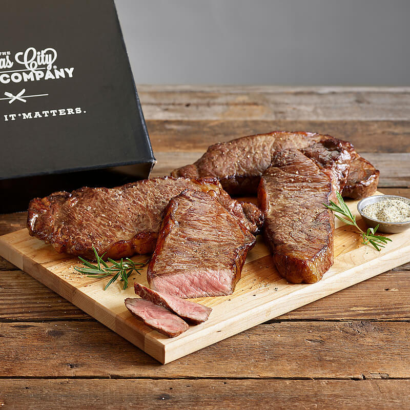 Gift Boxed Kansas City Strip Steak Kansas City Steaks