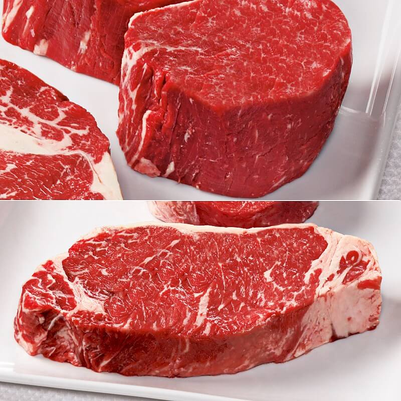 USDA Prime Filet & Kansas City Strip Kansas City Steaks