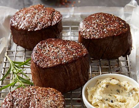 Broil steaks.