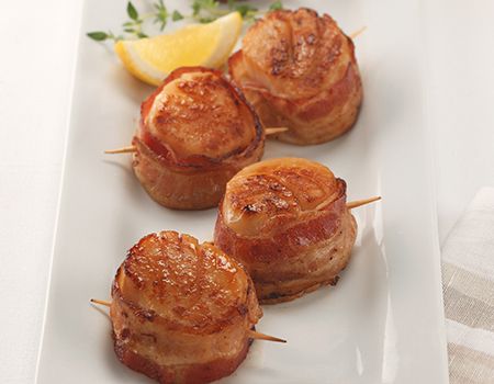 Seared Scallops with Bacon