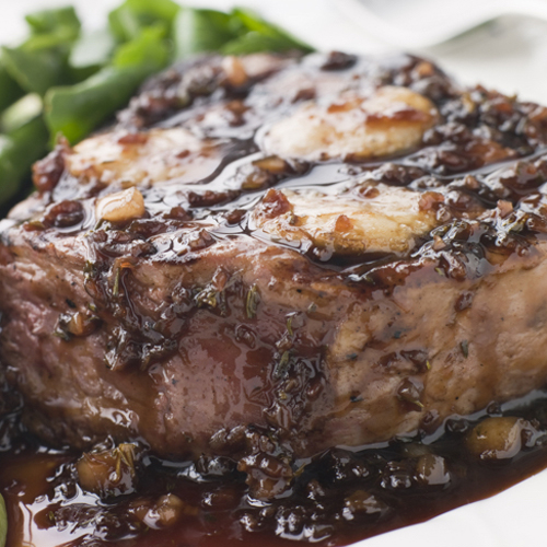 morel cream sauce steak