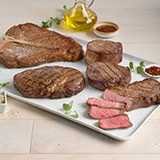 Steaks on Cutting Board