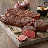 Steaks on Cutting Board