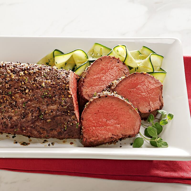Traditional Rub Beef Tenderloin Roast Preseasoned Chateaubriand Kansas City Steaks