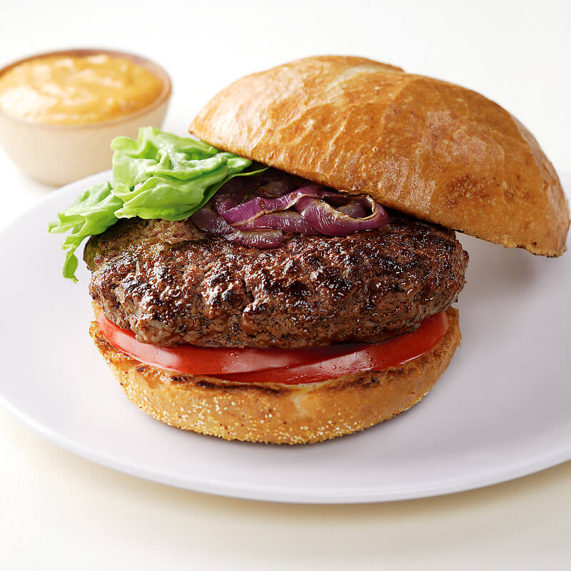 Red Wine Stuffed Vidalia Burger