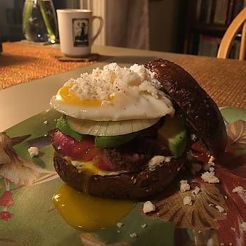 Classic Steak and Egg Breakfast Bagel recipe