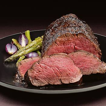 Mocha Rubbed Chateaubriand with Cocoa Compound Butter recipe