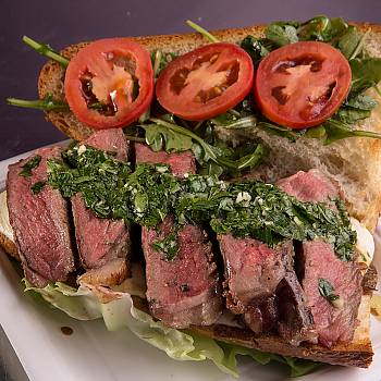 Kansas City Strip Steak Sandwich recipe