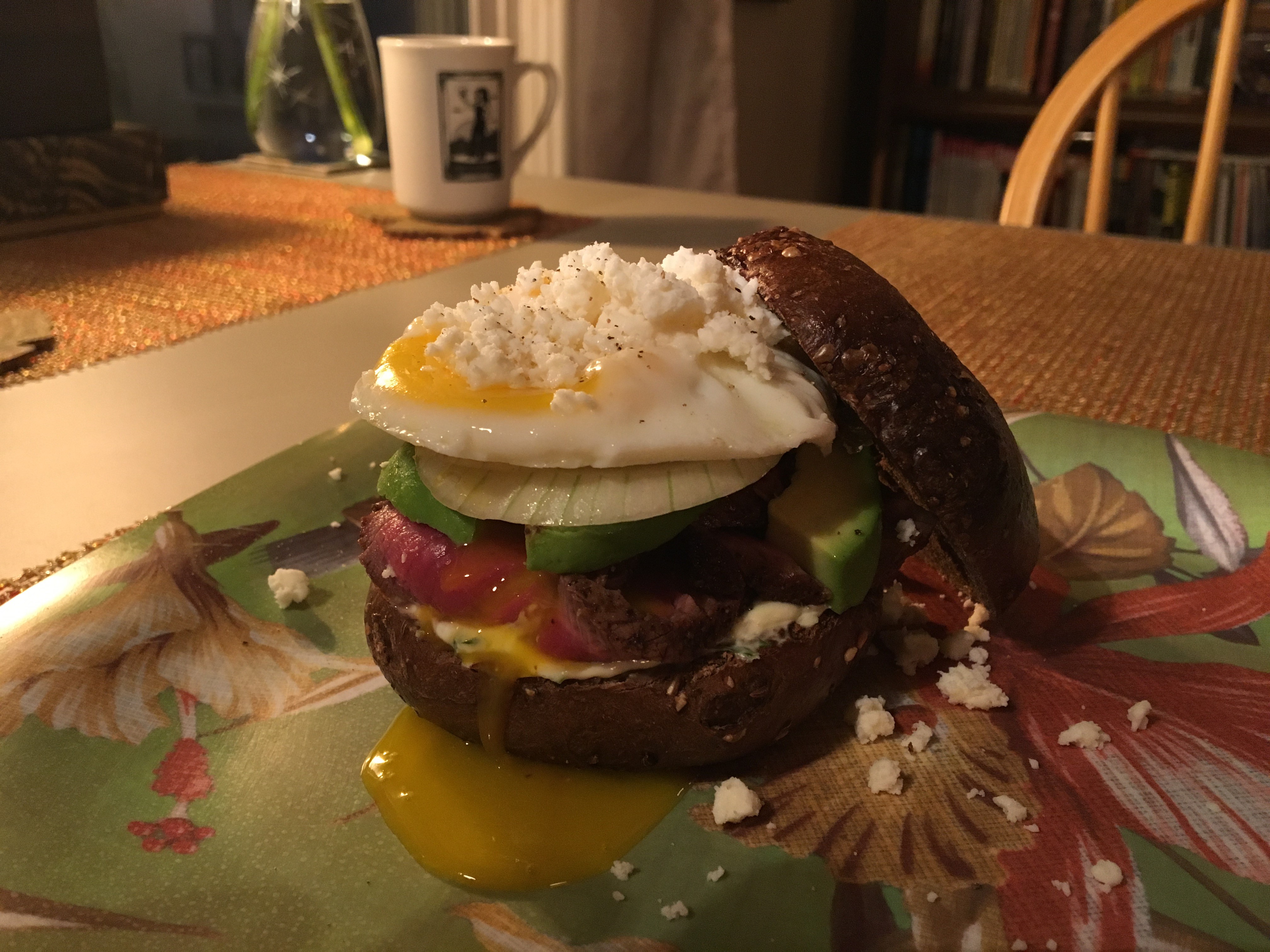 Classic Steak and Egg Breakfast Bagel Recipe
