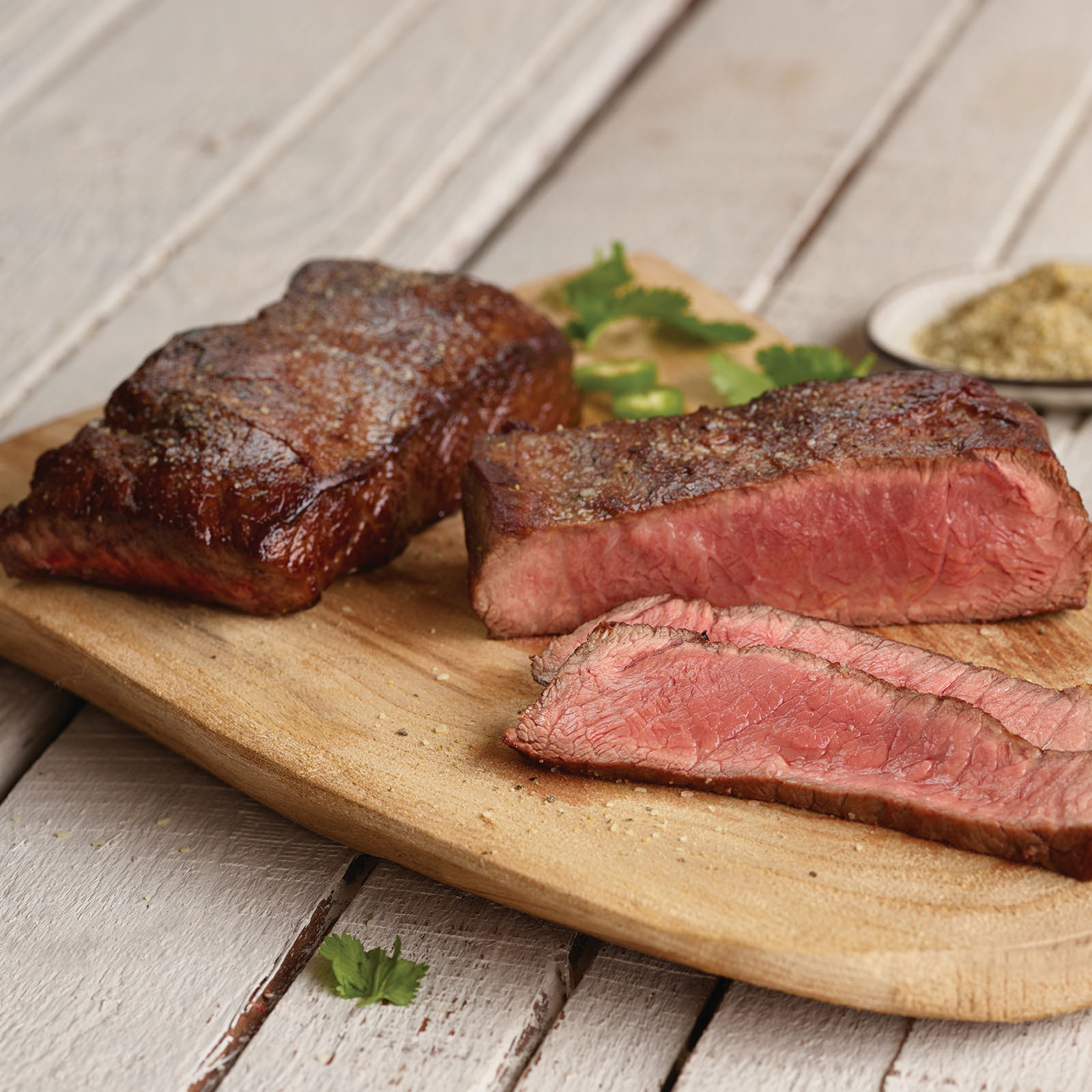 Flat Iron Steaks with Herbed Butter Recipe