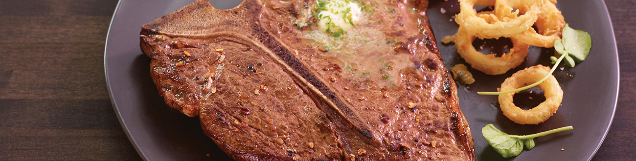 Cooked Porterhouse Steak