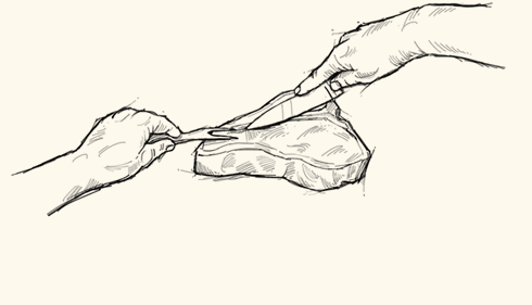 Carve A Steak - Step 2